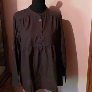 Michael Kors  dark brown blouse
